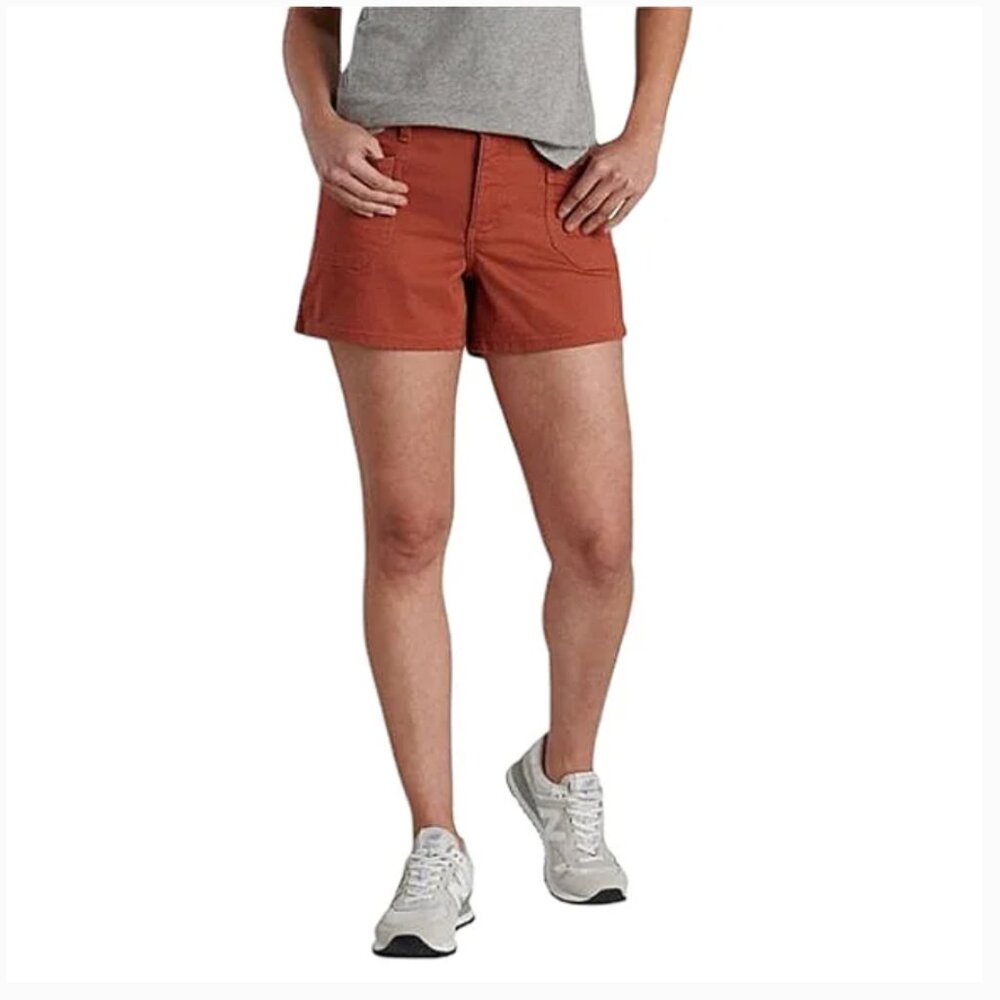 Kuhl Kontour™ Short 4" Women's 6 Rust Clay Red Outdoors Hiking